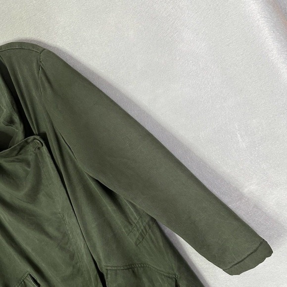 Anthropology BB Dakota Jacket Women Sz S Quilted Sleeves Oversized Asymmetrical - Picture 6 of 16